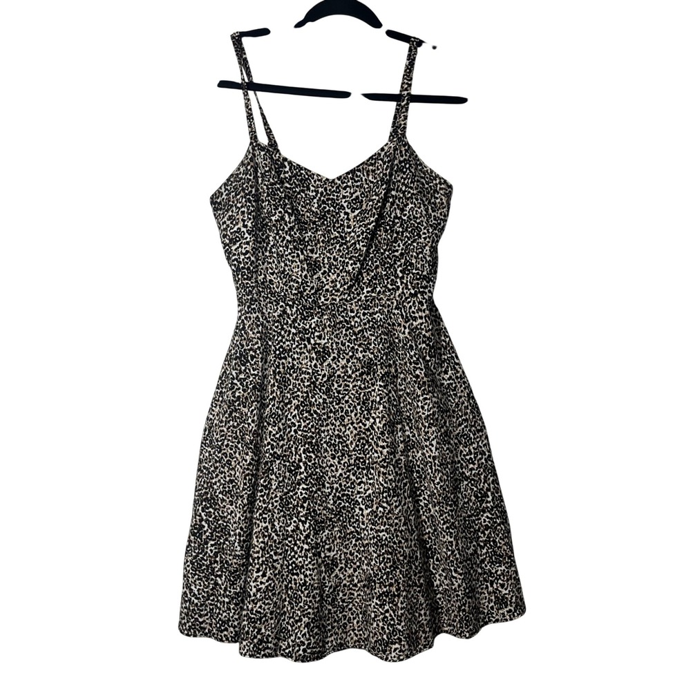 Old‎ Navy Women's Leopard Print Strappy Mini Dress Camisole Size M
